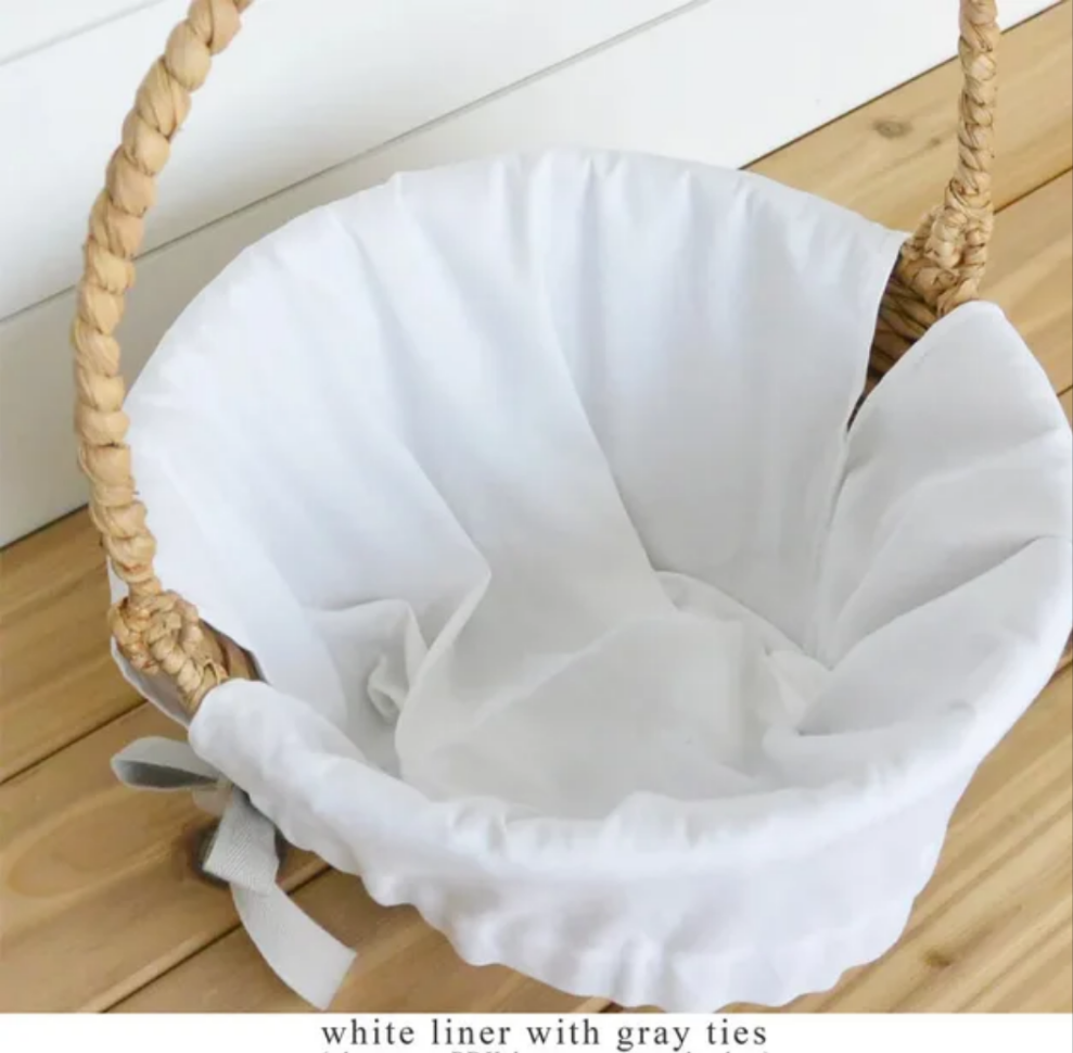 Linen Easter Basket liner